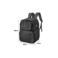 thumbnail image 3 of Mochila De Viaje De Malla Resistente NEGRO, 3 of 5