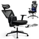 thumbnail image 1 of Yeshouse Silla de oficina ergonómica de malla con respaldo alto, lumbar ajustable, reposabrazos 3D, reposacabezas y reclinación, silla de escritorio giratoria y transpirable, 1 of 9