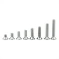 thumbnail image 4 of 80pcs M4 Stainless Steel SS304 Flat Head Hex Socket Screws Assortment in Box, 4 of 11