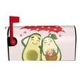 thumbnail image 2 of Lsque Avocado Lovers Wearing Umbrella Mailbox Cover Standard Size ,Magnetic Mailbox Covers Post Wraps Letter Box Cover -21x18 in, 2 of 9