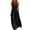 Black-1, variant on Women's Sleeveless Cotton Jumpsuit Wide Leg Halter Neck Flowy Casual Beach Vacation One Piece Pants with Pocket