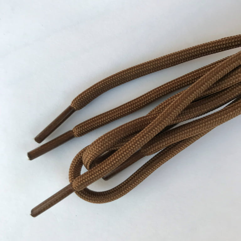 72 Round Cord Leather Laces Umber