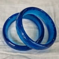 thumbnail image 5 of Crystal L blue Color 2 PCS Crystal Handmade Bangle bracelet For Girls And women, 5 of 6