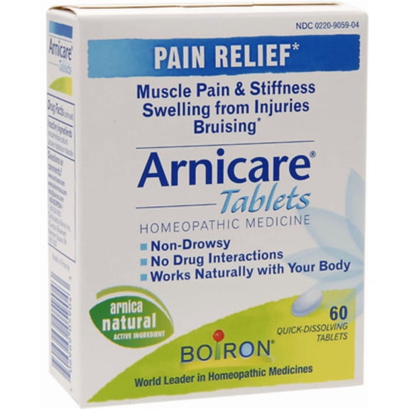 Boiron Arnicacare Arnica Tablets 60 ea (Pack of 2)