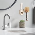 thumbnail image 4 of Kdkad Toothpaste Dispenser Wall Mount with Toothbrush Holder, AutomaticToothpaste Squeezer 1 Cups Toothbrush Holder for Bathroom Accessories Tooth Brushing Holder Organizer and Storage, 4 of 9