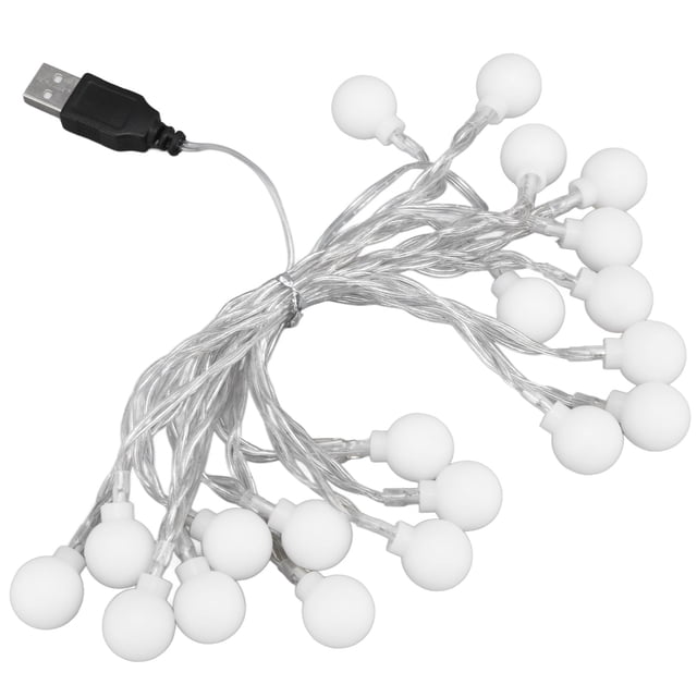 Cadena de Luces LED Jadeshay 3 m 20 LED globo IP43