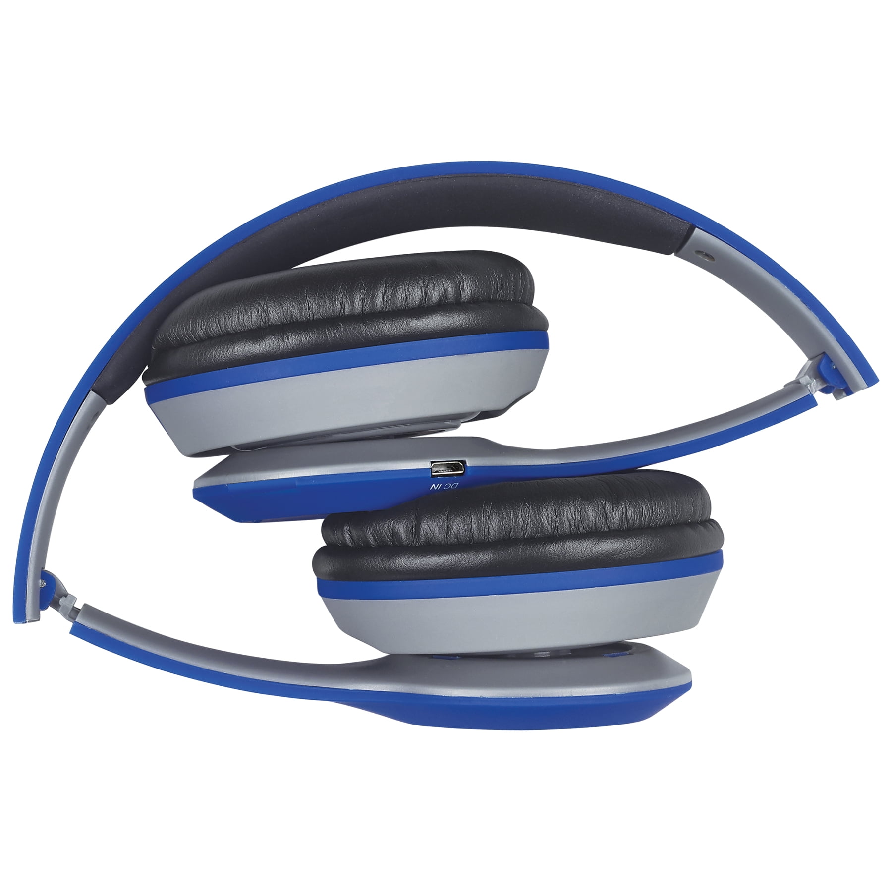 iLive Bluetooth Noise-Canceling Over-Ear Headphones, Matte Blue, IAHB38B