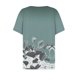 thumbnail image 5 of Fiudx Camisetas para Mujer Blusa de Manga Corta Estampada a La Moda para Mujer, Blusas Informales con Cuello Redondo, 5 of 5