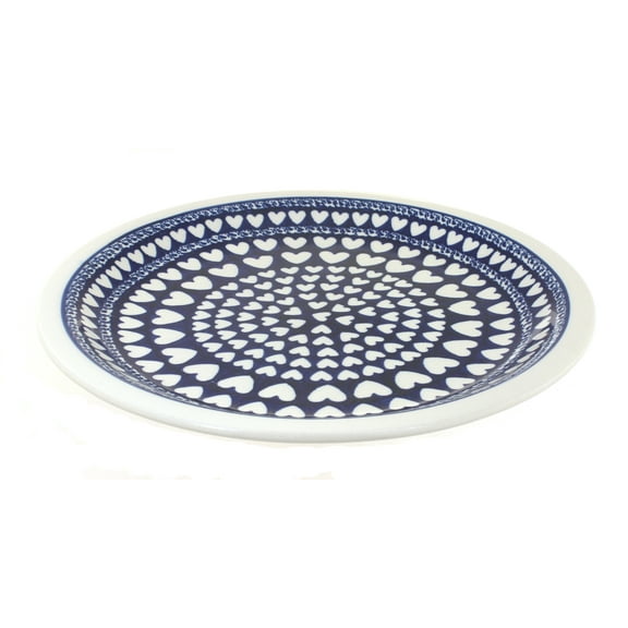 Blue Rose Polish Pottery Valentina Dinner Plate