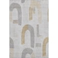 thumbnail image 2 of Addison Rugs Mayfield Premium Machine Washable Transitional Geometric Silver Rectangle Rug, 9' x 12', 2 of 7