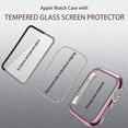 thumbnail image 3 of Compatible for Apple Watch Band 38mm 40mm 42mm 44mm with Screen Protector Case, Jewelry Replacement Metal Band & 2-pack Bling Full Cover Protective Case for iWatch Series 6/5/4/3/2/1(Black), 3 of 11