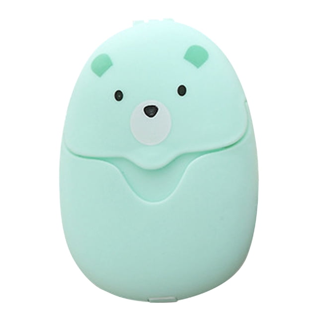 Toystoory 50 Uds. Papeles de lavado, papeles de limpieza de manos portátiles, baño de viaje de un solo Suministros de limpieza para el hogar verde