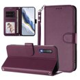 thumbnail image 3 of Funda Cartera GANGXUN para Samsung Galaxy A7 2018 – Cierre Magnético, Protección RFID, Correa Desmontable, Compatible con Carga Inalámbrica, 3 of 6