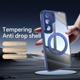 thumbnail image 5 of for Samsung Galaxy S24 FE Case with Camera Lens Protector, [1x Screen Protector] Rugged Shockproof Kickstand Bumper Ring Holder Slim Fit Drop Proof Phone Case for Samsung Galaxy S24 FE, Blue, 5 of 8