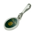 thumbnail image 2 of Olive You I Love You Funny Antiqued Oval Charm Clothes Purse Suitcase Backpack Zipper Pull Aid, 2 of 3