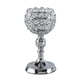 thumbnail image 1 of Candelabro de cristal para decoración de dormitorio y aniversario Plata L, 1 of 6