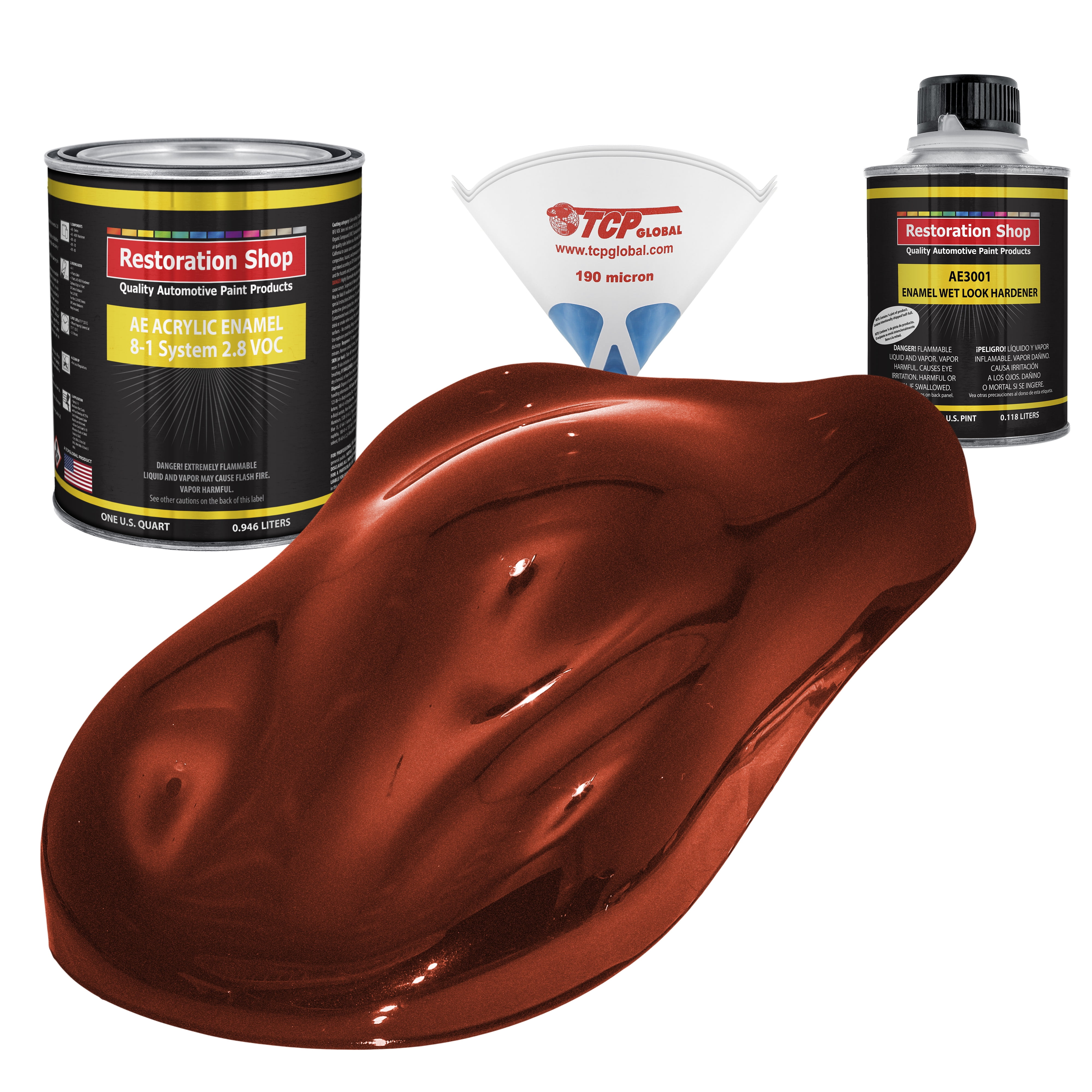 Restoration Shop Firethorn Red Pearl Acrylic Enamel Auto Paint restoration-shop-black-cherry-pearl-acrylic-enamel-auto-paint