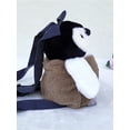 thumbnail image 5 of LoveMyBag Penguin Backpack Soft Plush Cute  Animal Bag 12" T x 9" W, Straps 33" Adjustable All Ages, 5 of 7