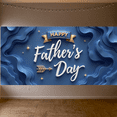 thumbnail image 5 of Decorative Design Happy Father's Day Banner Polyester Material Celebration Banner Blue Theme for Father's Day Holiday Indoor Decoration, 5 of 8