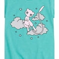 thumbnail image 3 of Pokémon - Daily Sketch Mew - Girls Fitted Short Sleeve Graphic T-Shirt, 3 of 5