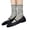Gray, variant on Japanese Girls Vintage Dots Pattern Socks Hollow Out Women Girls Socks Roll Cuff Cotton Middle Tube Calf Socks