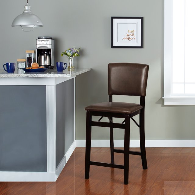 Linon Monaco Sable Folding Counter Stool