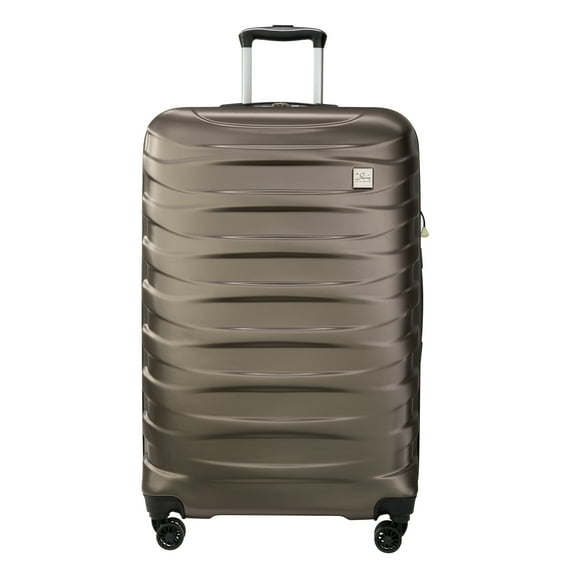 Skyway Luggage Camano Hardshell 28" Expandable Large Checked Luggage with Spinner Wheels, Bronze