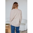 thumbnail image 5 of Naomi Knit Sweater - Oatmeal, 5 of 5