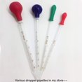 thumbnail image 4 of Pipetas cuentagotas graduadas de vidrio OESS con tapas de goma azules, 10 ml, paquete de 2, 4 of 5