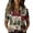 Red, variant on Women's Retro Shirt Women's Satin Printed Short Sleeved Shirt Vacation Style Shirt