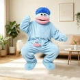 thumbnail image 6 of Cute Monster Full Body Onesie Pajamas, Warm Cozy Plush Home Outfit All Sizes, 6 of 6