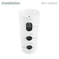 thumbnail image 3 of Monaco Circular Basin Pedestal Sink in Matte White, 3 of 11