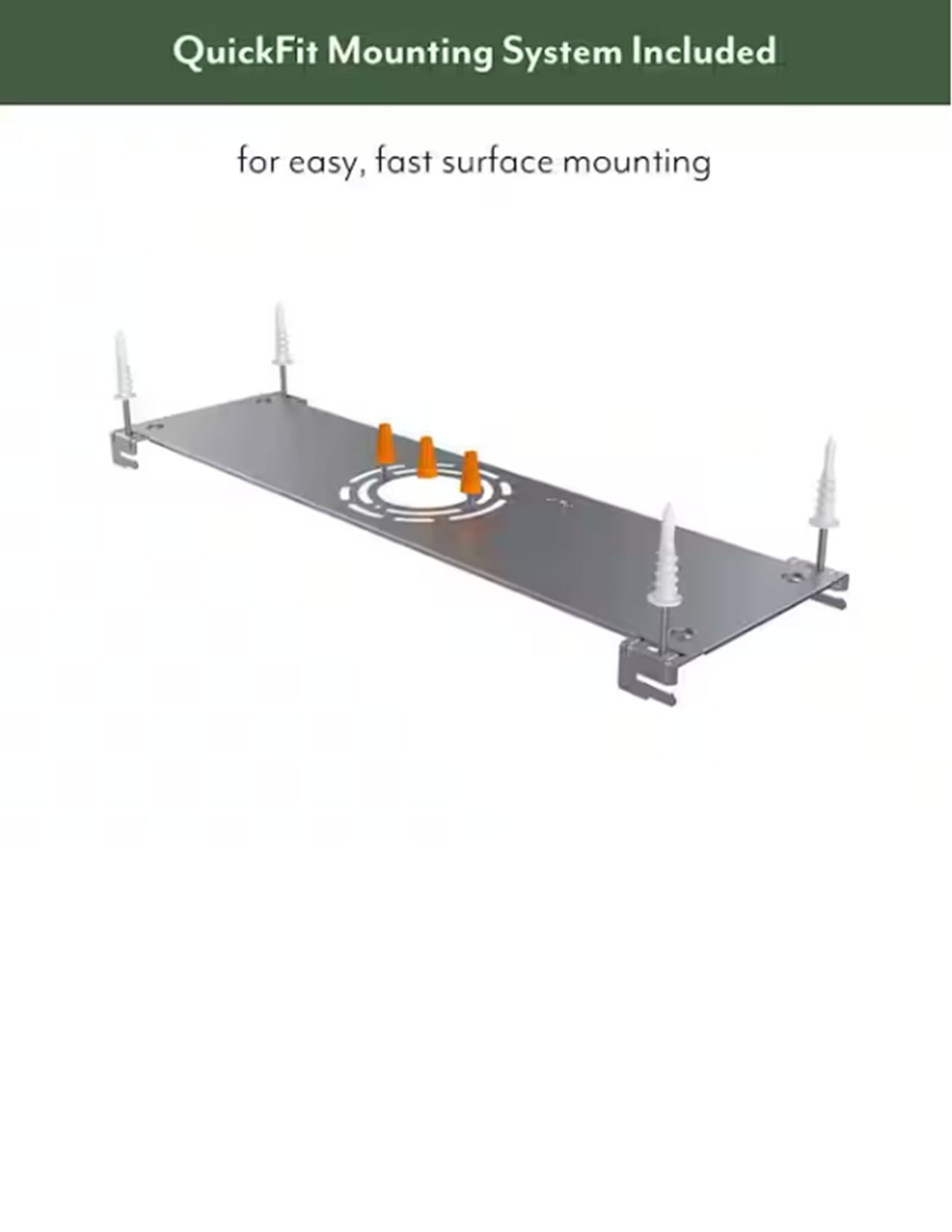 ETI 4 ft. x 6 in. Runden Black Modern LED Flush Mount Ceiling Light, 300 Lumen, 3CCT Color Preference, Dimmable, 120 Volt, C05015402A