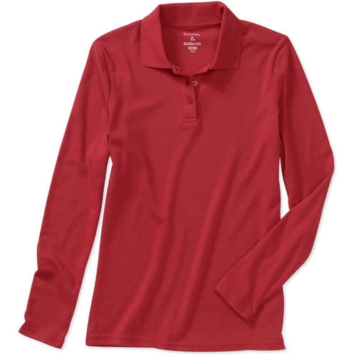 long sleeve polo walmart