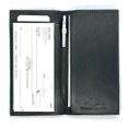 thumbnail image 3 of RFID Blocking Genuine Leather Standard Checkbook Cover Holder Thin Wallet Men Women, 3 of 18