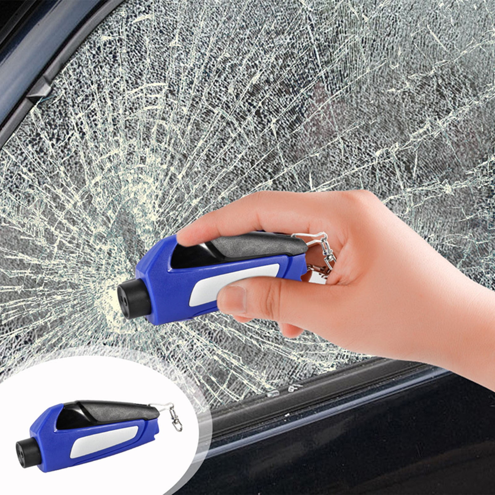 Shldybc Car Hammer Multifunctional Window Breaker Emergency Window Breaker  Hammer with Cutter Escape Life-saving Hammer, Car Accessories on CLearance  