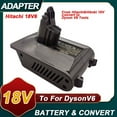thumbnail image 1 of Adaptador de Batería V6V7V8 para Dyson V6 V7 V8, para Manualidades Batería de Litio 20V V20 para Dyson SV04 SV03 VTC4 DC59 DC58 DC62 SV09 para Reemplazo de Batería de Vacío Inalámbrico Delgado V6 Animal Motorhead V6, 1 of 3