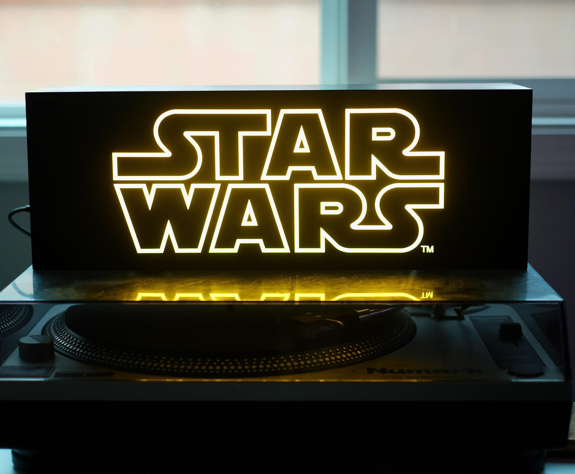 Disney Star Wars LED Message Lightbox Includes USB Cable Set of 2 for sale online 