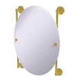thumbnail image 1 of Que New Collection Oval Frameless Rail Mounted Mirror - QN-27-91-PB, 1 of 1