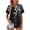 A35 Black, variant on Xdegoge Floral Print Blouses for Women V Neck Short Sleeve Button Up Shirts Cotton Linen Lightweight Tops Casual Summer Daily Wear Relaxed Fit Flowy Tunic Blouse