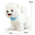 thumbnail image 3 of Walking Barking Dog Toy Singing Puppy Set,Plush Puppy Electronic Interactive Toys for Kids, Wag Tail, Singing, Pretend Dress Up Realistic Stuffed Dog Age 3 4 5 6 Years Old Best Gift, 3 of 6