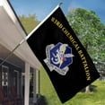 thumbnail image 2 of 83rd Chemical Battalion 3rd Division Artillery 3rd Infantry Division US Army Flag 3x5Feet Outdoor Indoor Decoration Flag with Brass Grommets, 2 of 5