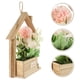 thumbnail image 4 of Maceta colgante decorativa para flores, maceta rústica, cesta de flores para pared, decoración, 4 of 7