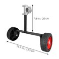 thumbnail image 2 of WRITWAA Outdoor Garden Cart Replacement Wheel with Large Load Capacity and Quiet Flexible Rotation, 2 of 8