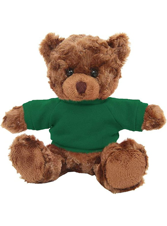Plushies 10 Plush Teddy Bear with Knit Hoodie (Green)