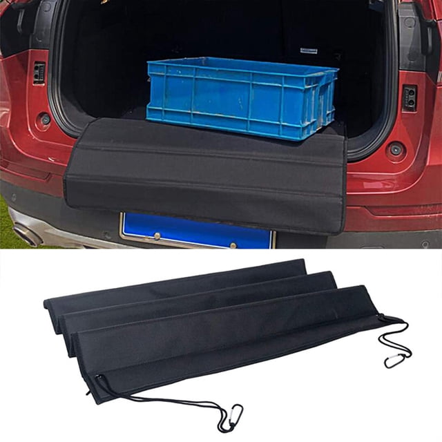 Trunk Mat Wear-resistance Upgraded Fittings Rear Bumper Cargo Tray Waterproof Wear-resistance Accessories Exquisite Car Carpet Thickened Design Foldable Cargo Tray