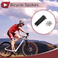 thumbnail image 2 of Juego de 20 Radios de Bicicleta 13G 85mm Radios de Rueda de Bicicleta Acero Inoxidable 304 Negro, 2 of 7