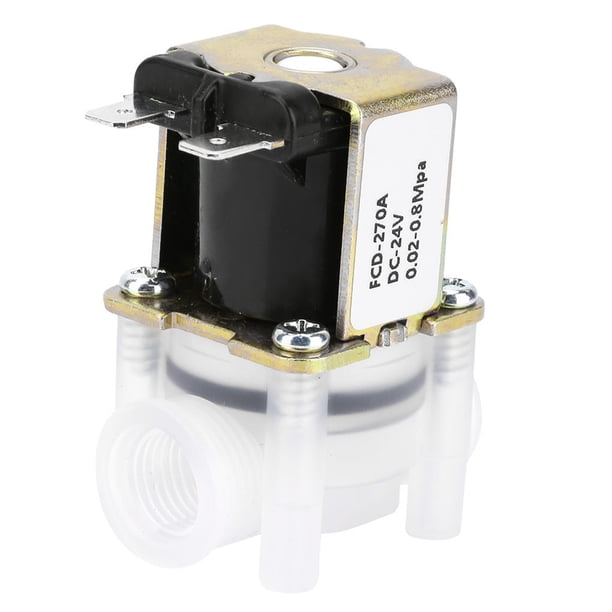 Válvula Solenoide De Plástico De 44565 Pulgadas Normalmente Cerrada N/C Tipo 24 V Cc Para Máquina De Agua Pura Advancent TO003561-00