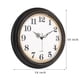 thumbnail image 2 of Reloj de pared Yoiolclc grande de 40 cm, vintage, silencioso, que no hace tictac, 2 of 8