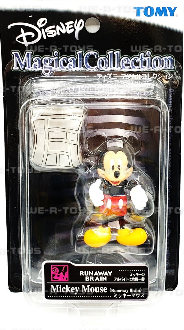 Disney Magical Collection Runaway Brain Mickey Mouse Figure Tomy